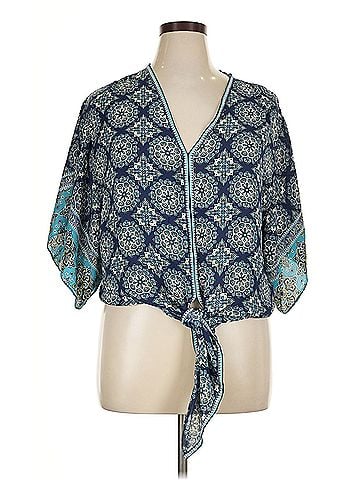 Max Studio Max Studio Short Sleeve Blouse (view 1)