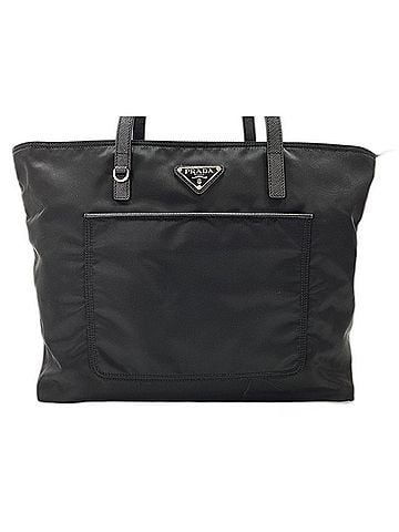 Prada Prada tote bag, nylon, black (view 2)