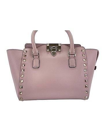 Valentino Valentino Rockstud Handbag, Leather, Pink (view 2)