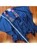 Umgee 100% Polyester Floral Blue 3/4 Sleeve T-Shirt Size S - photo 5