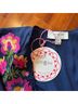Umgee 100% Polyester Floral Blue 3/4 Sleeve T-Shirt Size S - photo 3