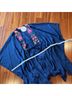 Umgee 100% Polyester Floral Blue 3/4 Sleeve T-Shirt Size S - photo 6