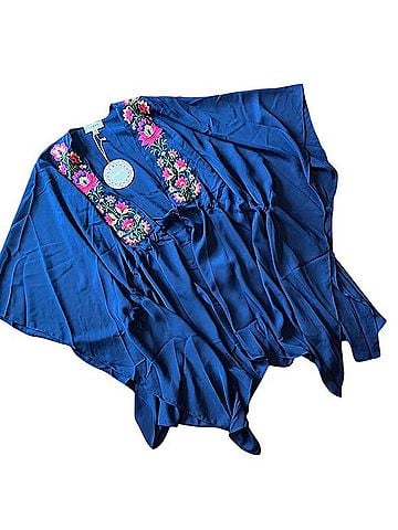 Umgee Kimono Wrap 3/4 Sleeve T-Shirt (view 1)
