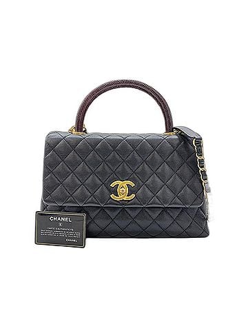 Chanel Chanel Matelassé Coco Handle Shoulder Bag, Black (view 1)