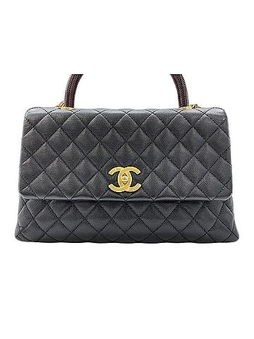 Chanel Chanel Matelassé Coco Handle Shoulder Bag, Black (view 2)