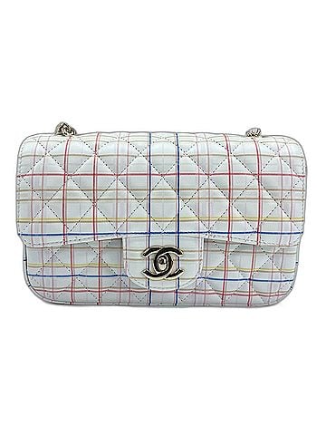 Chanel Chanel Mini Flap 20 Shoulder Bag, White (view 2)