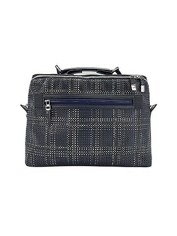 Christian Dior Christian Dior satchel shoulder bag, perforated leather, black. (view 2)