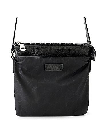Gucci Gucci Shoulder Bag GG Nylon 510339 GUCCI Handbag Black (view 1)