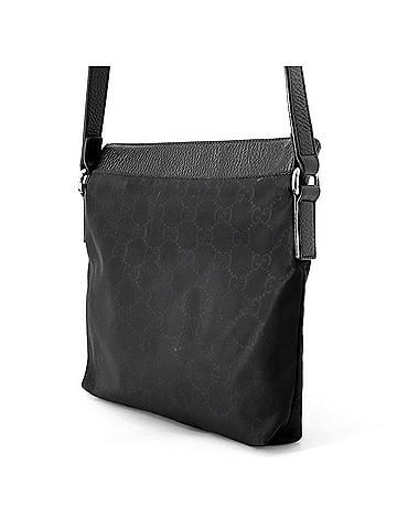 Gucci Gucci Shoulder Bag GG Nylon 510339 GUCCI Handbag Black (view 2)
