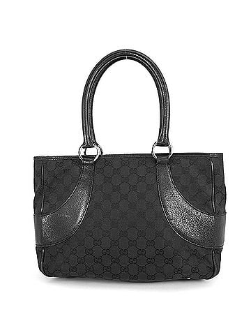 Gucci Gucci tote bag GG canvas 113011 GUCCI black handbag (view 1)