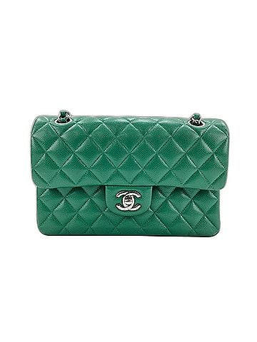 Chanel Chanel Matelassé Double Flap Shoulder Bag, Green (view 1)
