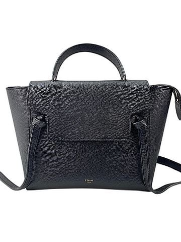 Céline Celine CELINE Belt Bag Micro 2-Way Shoulder Leather Black (view 1)