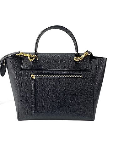 Céline Celine CELINE Belt Bag Micro 2-Way Shoulder Leather Black (view 2)