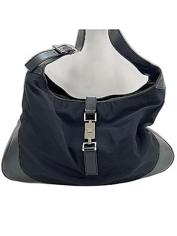 Gucci Gucci Jackie Shoulder Bag, Nylon, Black (view 2)
