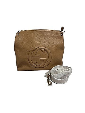 Gucci Gucci 2-way Soho handbag, leather, brown. (view 1)