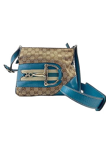 Gucci Gucci Horsebit Shoulder Bag, Brown (view 1)