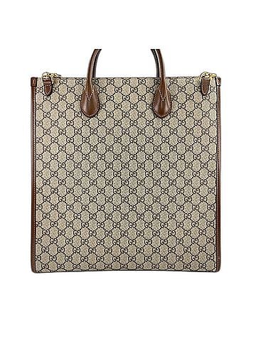 Gucci Gucci Interlocking G 2-Way Tote Bag, Brown (view 2)