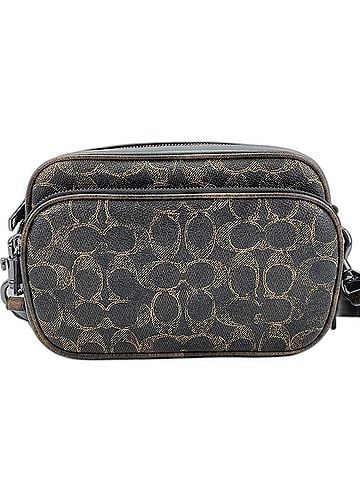 Coach Coach Finlay Crossbody Signature Shoulder Bag, Coated Canvas, Brown (view 2)