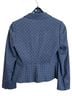 Boden 98% Wool 2% Linen 100% Polyester Polka Dots Gray Black Blazer Size 6 (petite) - photo 5