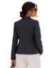 Boden 98% Wool 2% Linen 100% Polyester Polka Dots Gray Black Blazer Size 6 (petite) - photo 2