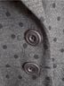Boden 98% Wool 2% Linen 100% Polyester Polka Dots Gray Black Blazer Size 6 (petite) - photo 11
