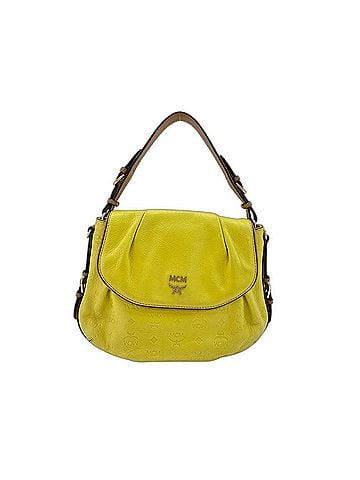 MCM MCM Shoulder Bag, Leather, Yellow (view 1)