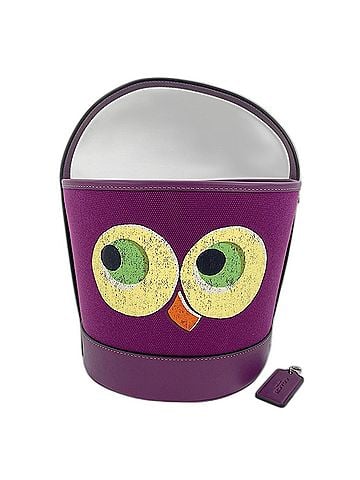 Coach Coach Trick or Treat Bucket Bag - Halloween Owl Handbag Purple (view 1)