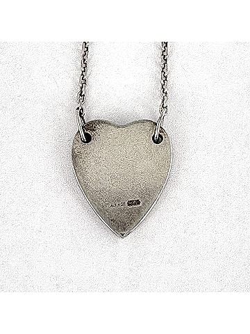 Gucci Gucci GUCCI Heart Necklace Pendant Sterling Silver 925 Women's (view 2)