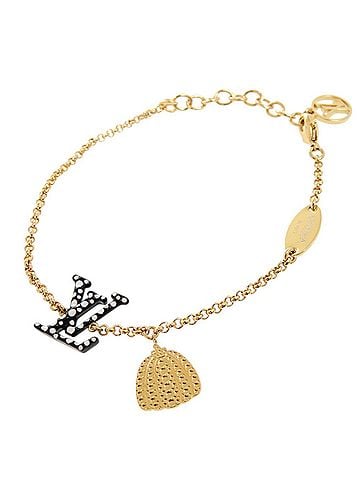 Louis Vuitton Louis Vuitton x Yayoi Kusama Bracelet LV Iconic Infinity Dot M0969A Metal Black 0496 LOUIS VUITTON (view 1)