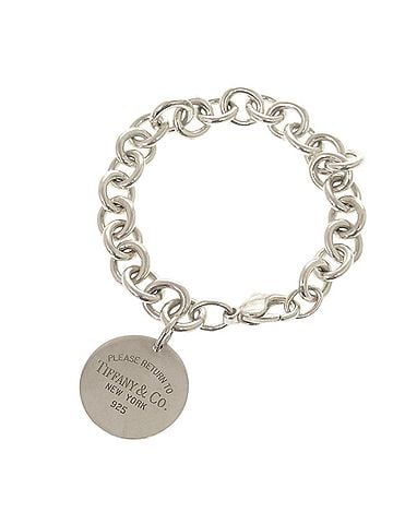 Tiffany & Co. Tiffany &amp; Co. Return to Round Tag Sterling Silver 925 Bracelet (Silver 1030) (view 1)
