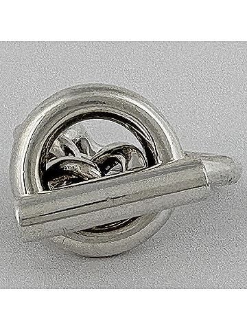 Hermès Hermes Croisette Ring MM, Sterling Silver 925, Women's (view 2)