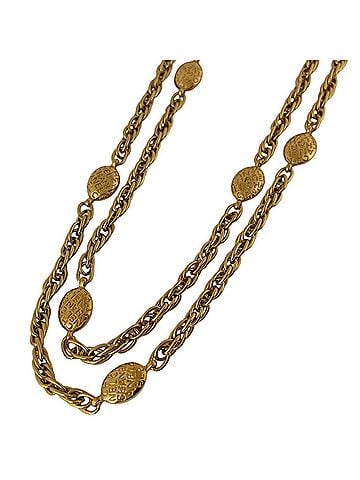 Chanel Chanel necklace, long, double or triple strand, GP gold, for women. (view 1)
