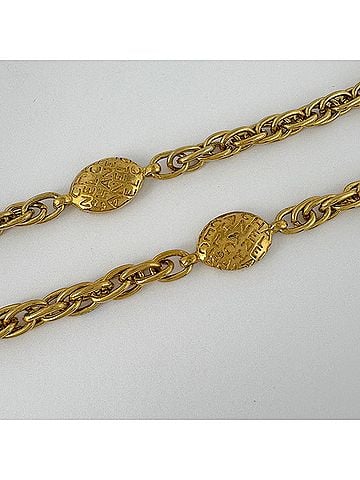 Chanel Chanel necklace, long, double or triple strand, GP gold, for women. (view 2)