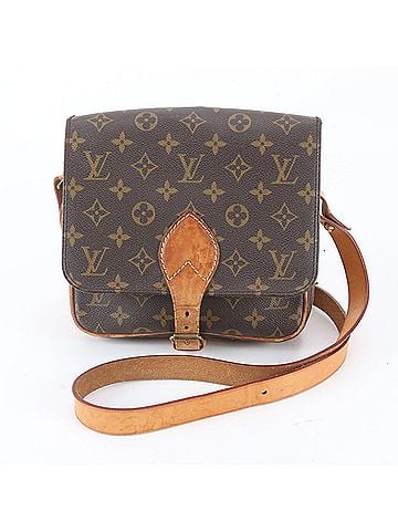 Louis Vuitton Louis Vuitton Monogram Cartouchiere MM M51253 Leather Shoulder Bag Crossbody for Women (view 1)