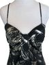Taboo Graphic Black Silver Casual Dress Size M - photo 2