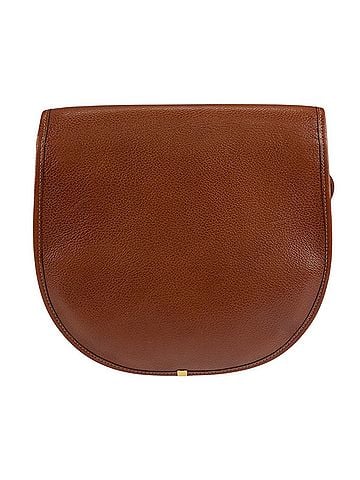 Yves Saint Laurent YVES SAINT LAURENT Vintage YSL Brown Leather Shoulder Bag/Pouch with Gold Hardware for Women (view 2)