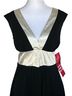 XOXO 100% Polyester Black Ivory Casual Dress Size M - photo 2