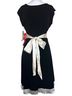 XOXO 100% Polyester Black Ivory Casual Dress Size M - photo 4