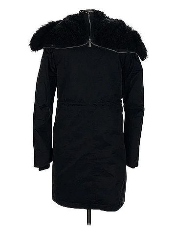 Theory Fur-Trim Puffer Coat Jacket (view 2)