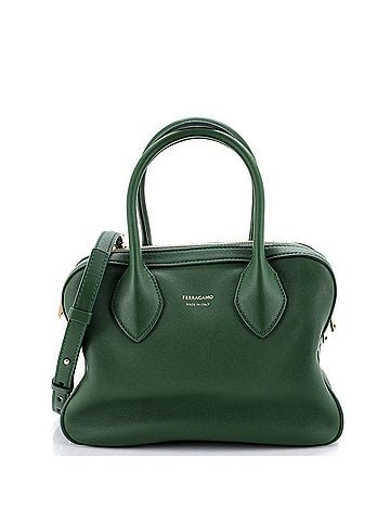 Salvatore Ferragamo Star Convertible Top Handle Bag Leather Small (view 1)