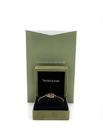 Van Cleef & Arpels Lucky Spring Open Wings Ladybug Bracelet 18K Rose Gold with Carnelian and Onyx (view 2)