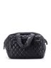 Chanel 100% Leather Black Coco Cocoon Bowling Bag Quilted Lambskin Medium One size - photo 1