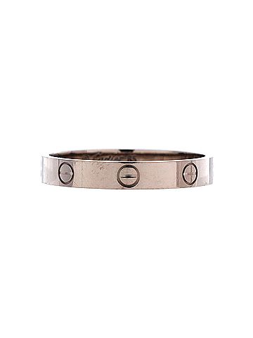 Cartier Love Wedding Band Ring 18K White Gold (view 1)