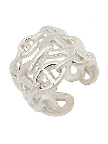 Hermès Hermes Chaine d'Ancre Achainee GM Ring - Sterling Silver 925 Men's &amp; Women's Tone (view 1)