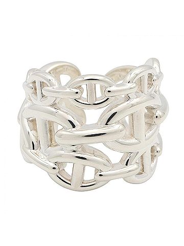 Hermès Hermes Chaine d'Ancre Achainee GM Ring - Sterling Silver 925 Men's &amp; Women's Tone (view 2)