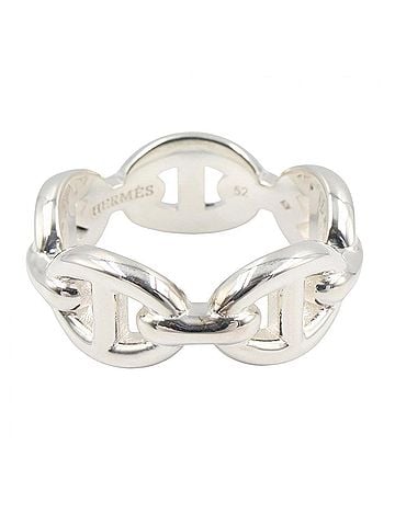 Hermès Hermes Chaine d'Ancre Enchainée Ring PM - Ring, Jewelry, Sterling Silver 925, Women's, Tone (view 2)