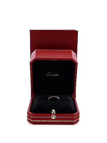 Cartier C de Cartier Wedding Band Ring 18K Rose Gold 3mm (view 2)
