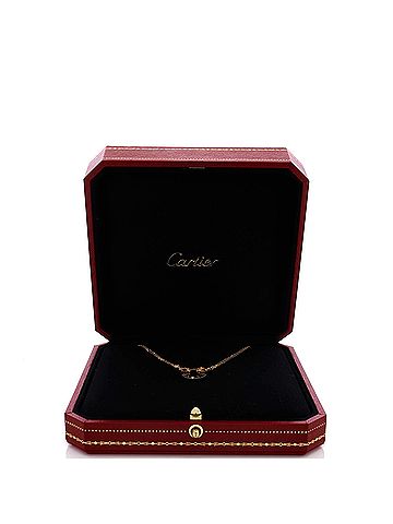 Cartier 2 Diamonds Love Pendant Necklace 18K Yellow Gold and Diamonds (view 2)