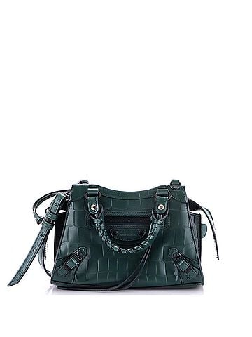 Balenciaga Neo Classic City Bag Crocodile Embossed Leather Mini (view 1)