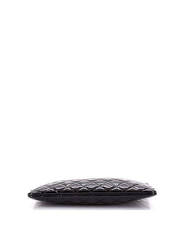 Chanel O Case Clutch Quilted Patent Medium (view 2)